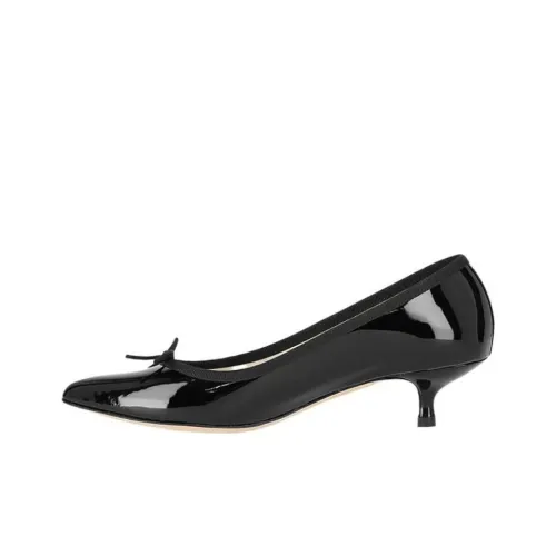 Repetto Cone Heel High Heels 3.5cm Women's Black