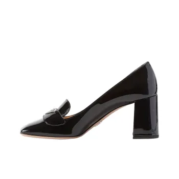 PRADA Chunky Heel High Heels Women's Black