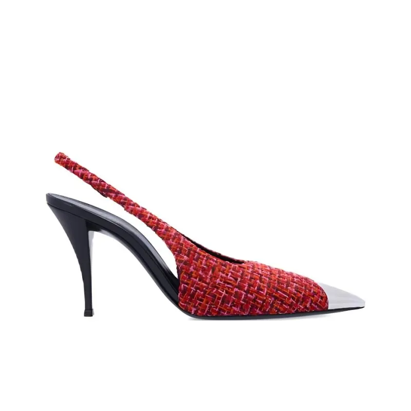SAINT LAURENT High Heels 9cm Women's Red-1