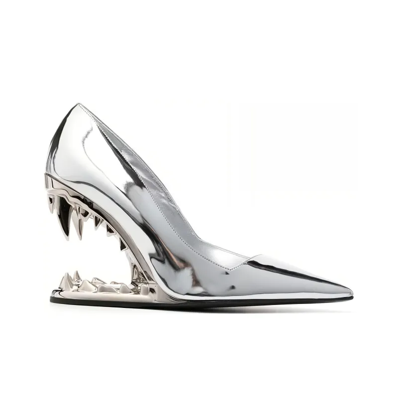 GCDS Morso 110mm Leather Pumps-1
