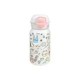 White Planet Double Insulated Cup[Simple Line Drawing]