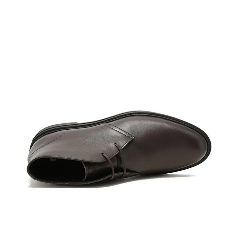 HUGO BOSS Ankle Boots Men's Dark Brown-3
