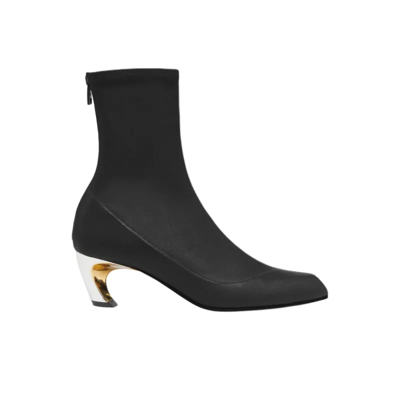 Alexander McQueen Pointed Toe Ankle Boots Women's-1