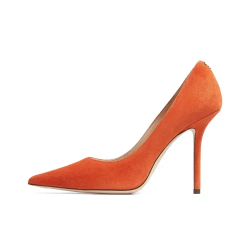 Jimmy Choo Love High Heels Women's Orange