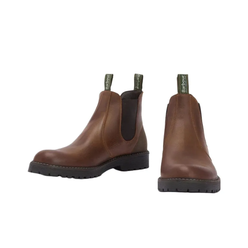 BARBOUR Short Chelsea Boots 3.5cm Men's Brown-3