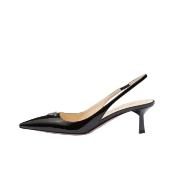 PRADA Slim Heel High Heels 5.5cm Women's Black