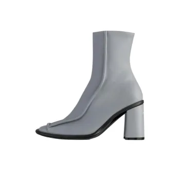LOUIS VUITTON Berlin Ankle Boots 8cm Women's Gray