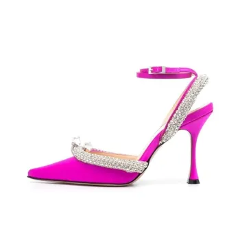 MACH & MACH Slim Heel High Heels Women's Purple