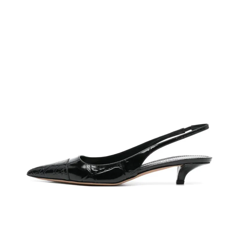 Paris Texas Miranda Slim Heel Casual Single Shoes 3.5cm Women's Black-0