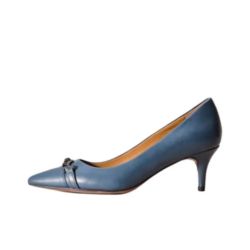 COACH Lauri Slim Heel High Heels 5.7cm Women's Denim