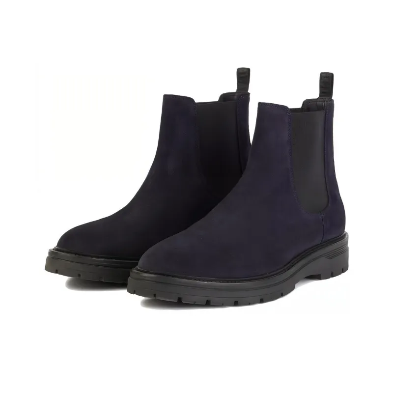 BOGGI Short Chelsea Boots Men's Purple-2