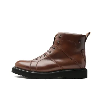 S.T.Dupont Martin Boots Men Yellow Brown