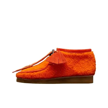 Moncler Wallabee 1952 Ankle Boots Men's Orange