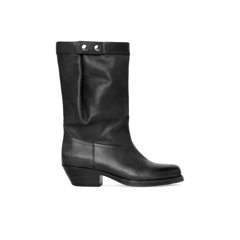 ISABEL MARANT Ankle Boots 4cm Women's Black-1