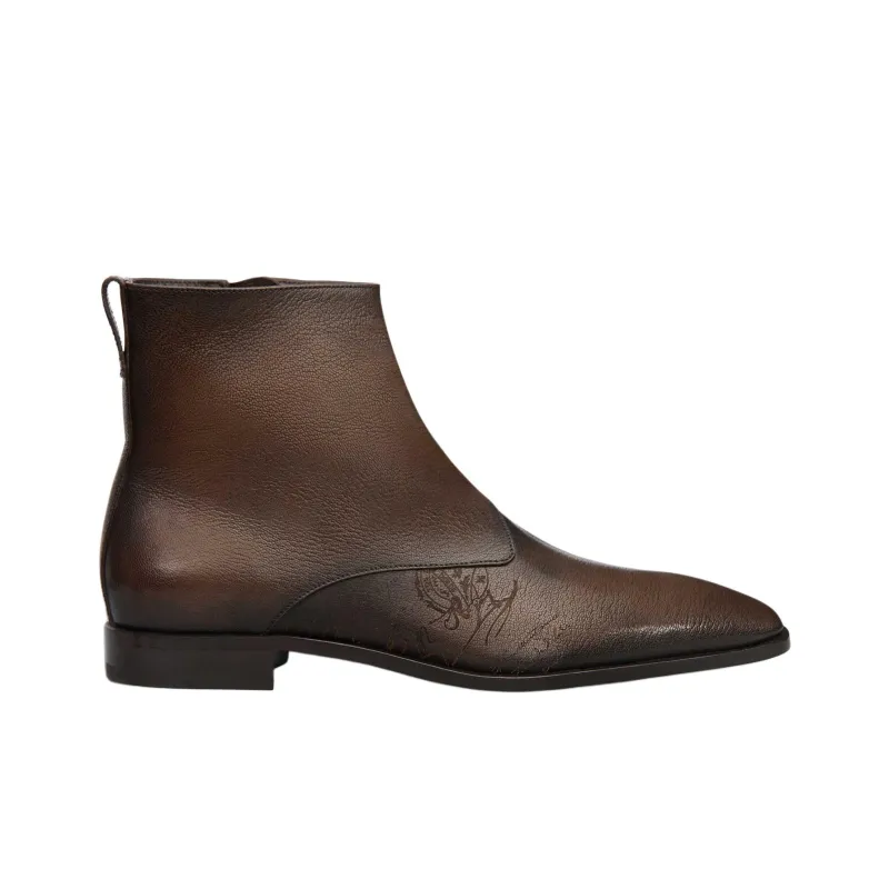 BERLUTI Ankle Boots Men's Brown-1