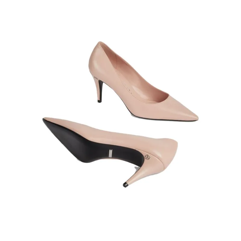 GUCCI Gg Mid heel 75mm Pump Light Pink Women's-4