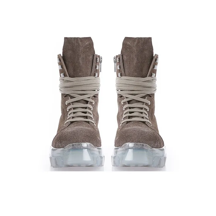 RICK OWENS Fogachine Bozo Tractor Dust Grey-2