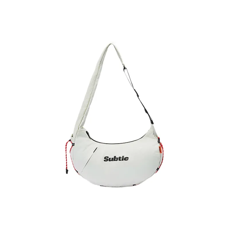 Subtle Nylon Crossbody Bag Medium Size Unisex Multicolor-6