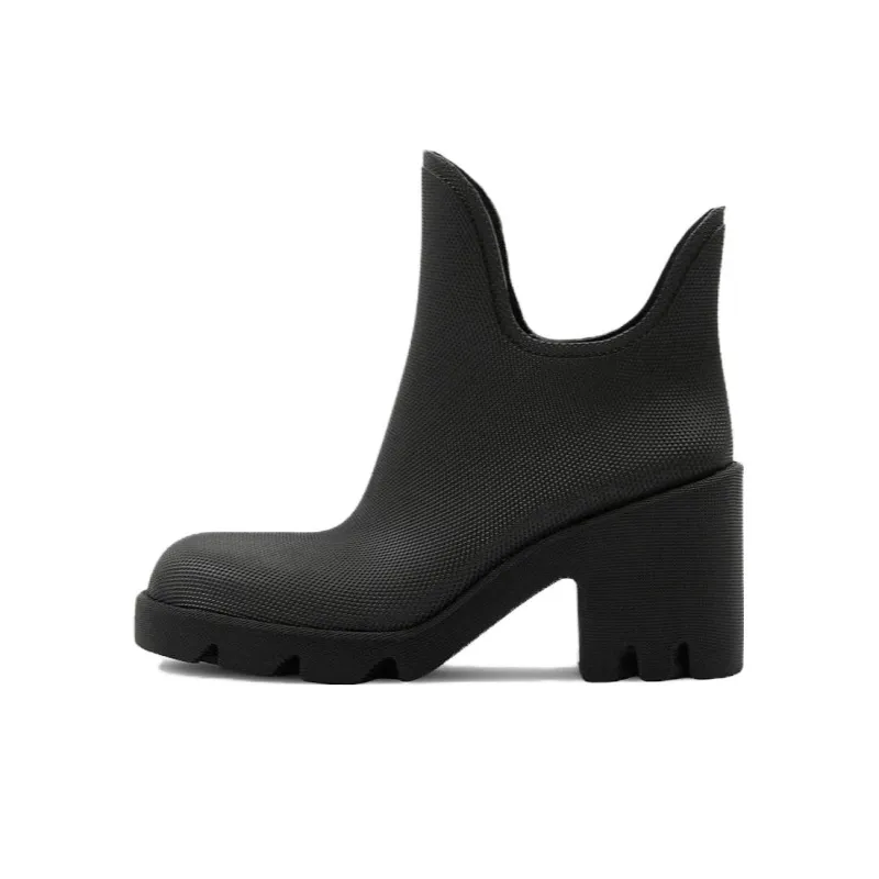 Burberry Marsh Ankle Boots 6.5cm Women's Black-0