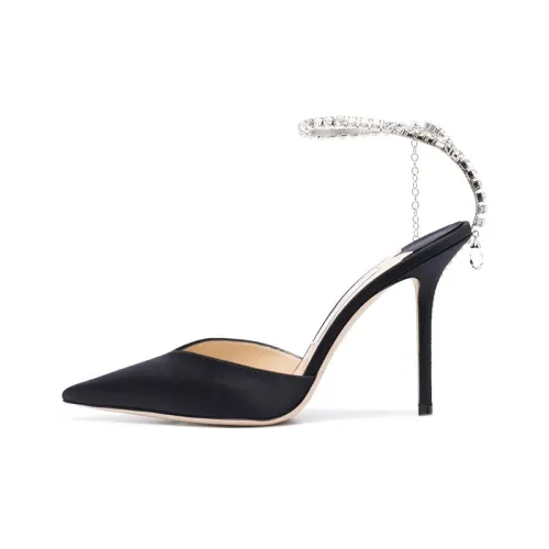 Jimmy Choo Saeda High Heels Women's Marine Blue