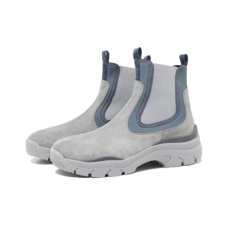 John Elliott Short Chelsea Boots Men's Gray-2