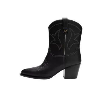 COACH Pamela Ankle Boots 5.5cm Women's Black