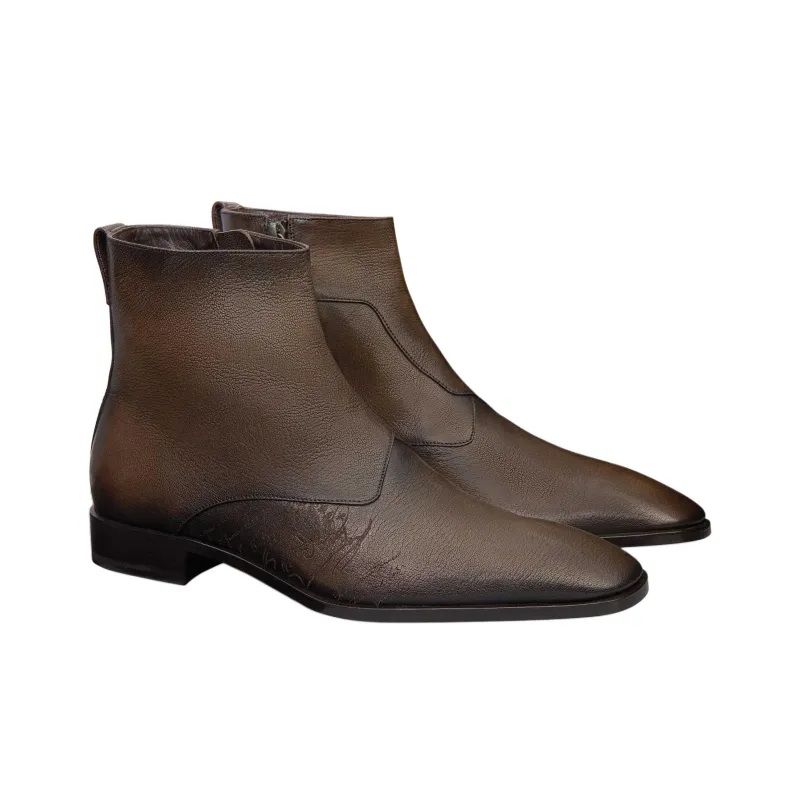 BERLUTI Ankle Boots Men's Brown-2
