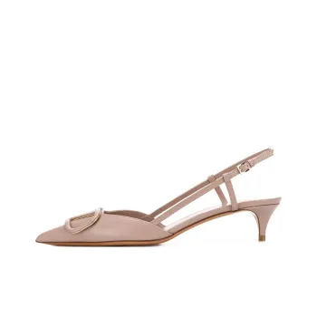 Valentino Vlogo Cone Heel High Heels Women's Pink