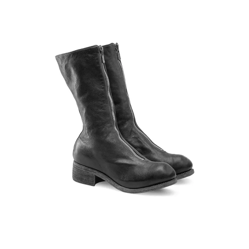 GUIDI Ankle Boots Unisex Black-2