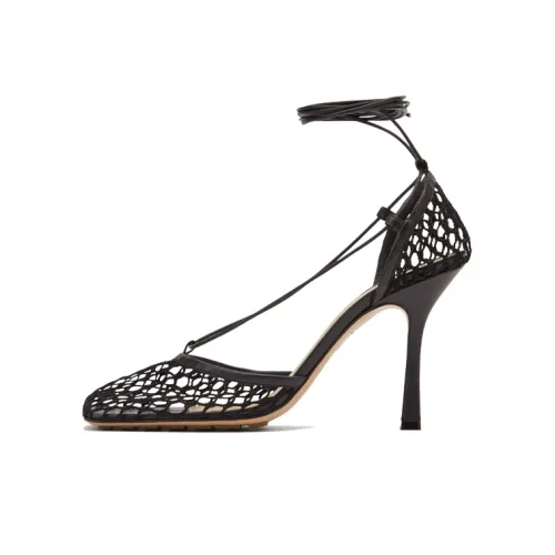 Bottega Veneta Stretch Slim Heel High Heels 9cm Women's Black