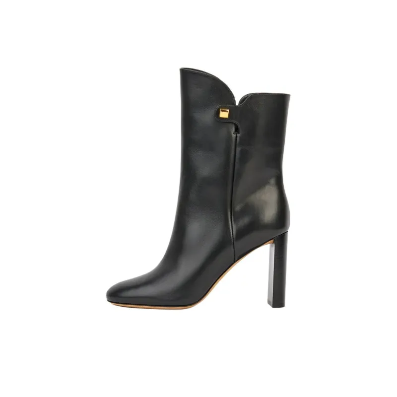 MAISON SKORPIOS Gabriella Cavallo Ankle Boots 9cm Women's Black-0