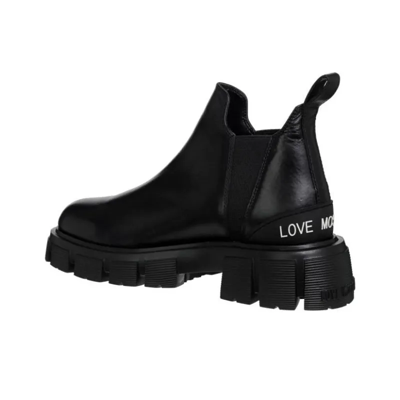 LOVE MOSCHINO Ankle Boots 5cm Women's Black-2
