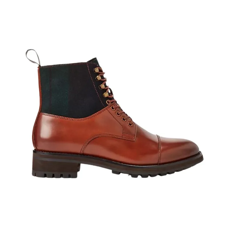 Polo Ralph Lauren Ankle Boots Men's Reddish Brown-1