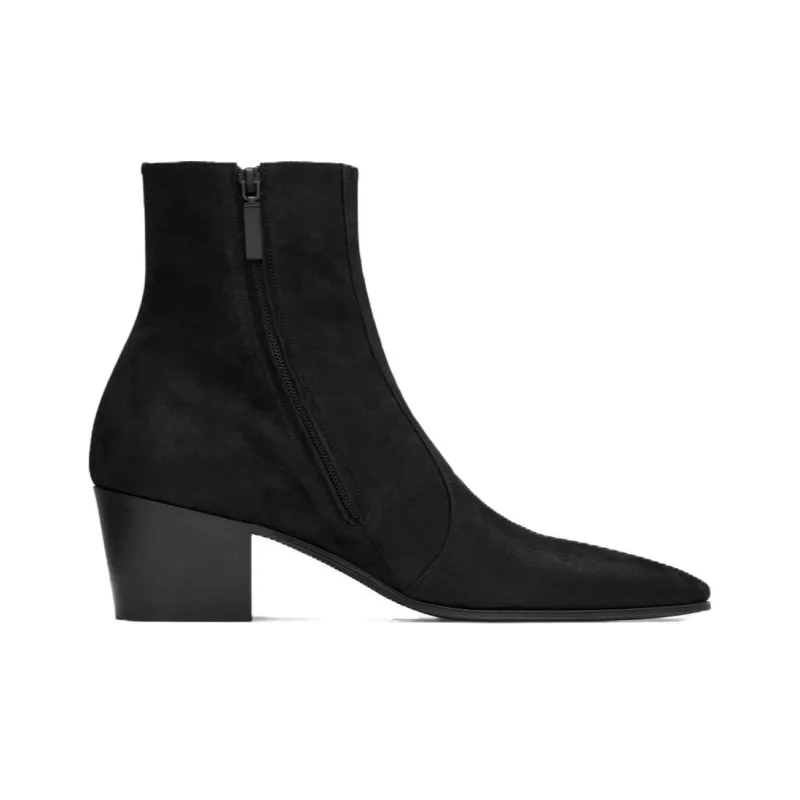 SAINT LAURENT Vassili Zipped Boots-1