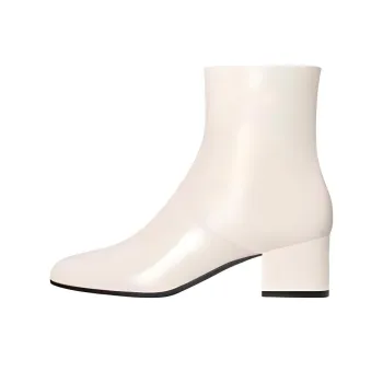 CELINE Ankle Boots Women's White