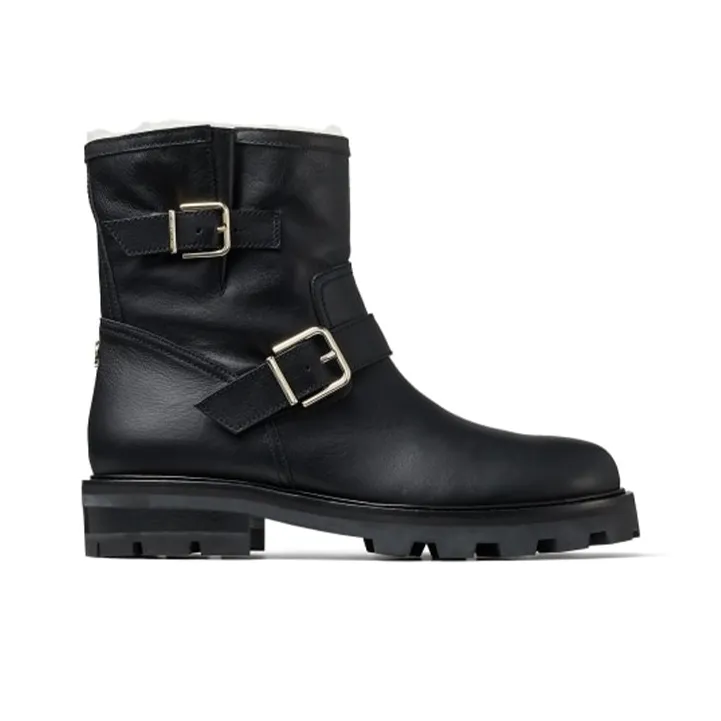 Jimmy Choo Shearling-lined Youth II Boots-1