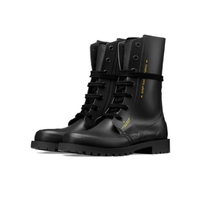 DIOR DiorCamp Ankle Boots Women's Black-4