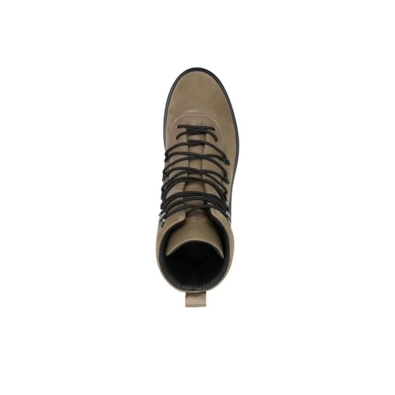 STONE ISLAND Lace-up Suede Boots-3