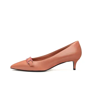 HERMES Blush 40 Slim Heel High Heels Women's Chao Pink