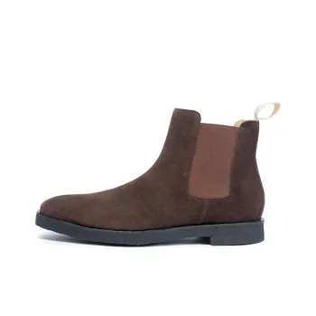 MASCAL Short Chelsea Boots Men's Coffee