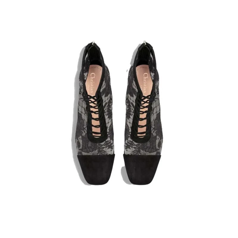 DIOR Naughtily D Ankle Boots Women's Black-3