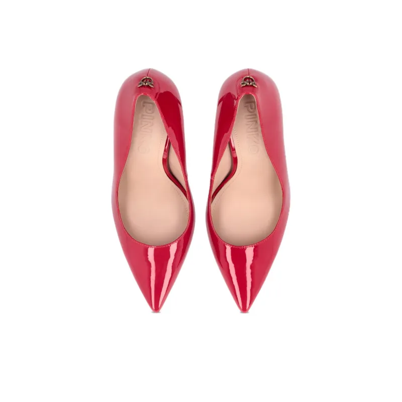 PINKO Juliette Shiny Heeled Pumps-5