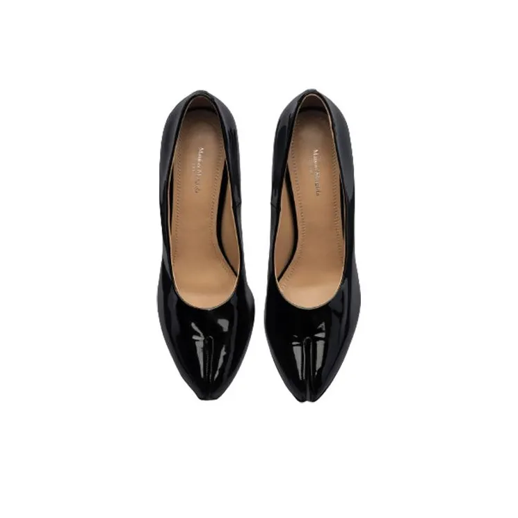 Maison Margiela Tabi Cone Heel High Heels 11cm Women's Black-4