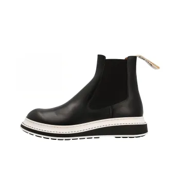 LOEWE Short Chelsea Boots Men's Black