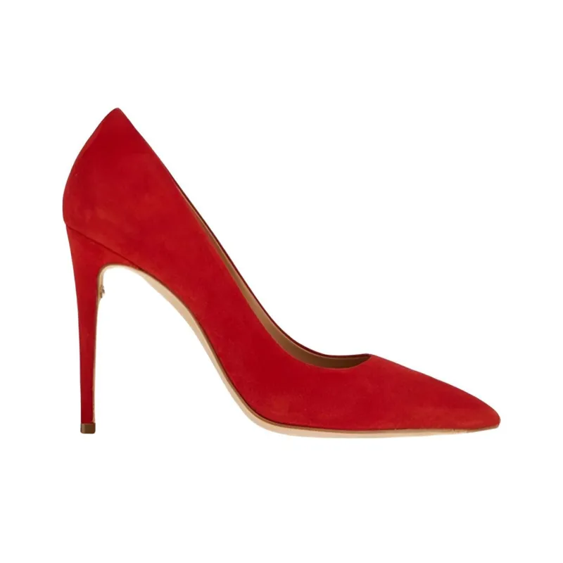FERRAGAMO Pointed 110mm Suede Pumps-1