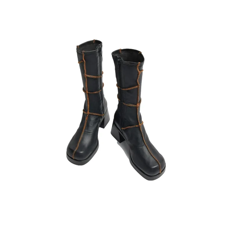 MIISTA Ankle Boots 6.5cm Women's Black-1