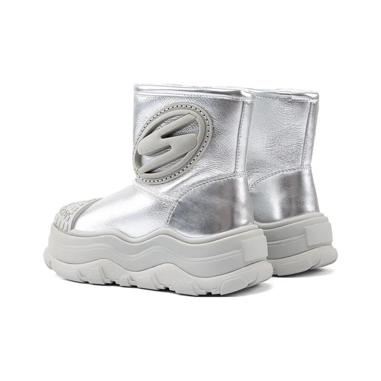 SHOESZOOO Snow Boots Women's White-3