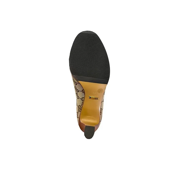 GUCCI GG Canvas Mid heel Boot-3