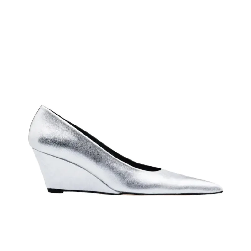 STAND STUDIO Dixie High Heels 6.5cm Women's Silver-1