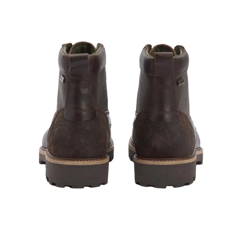 BARBOUR Sheene Moc Toe Ankle Boots Men's Brown-4